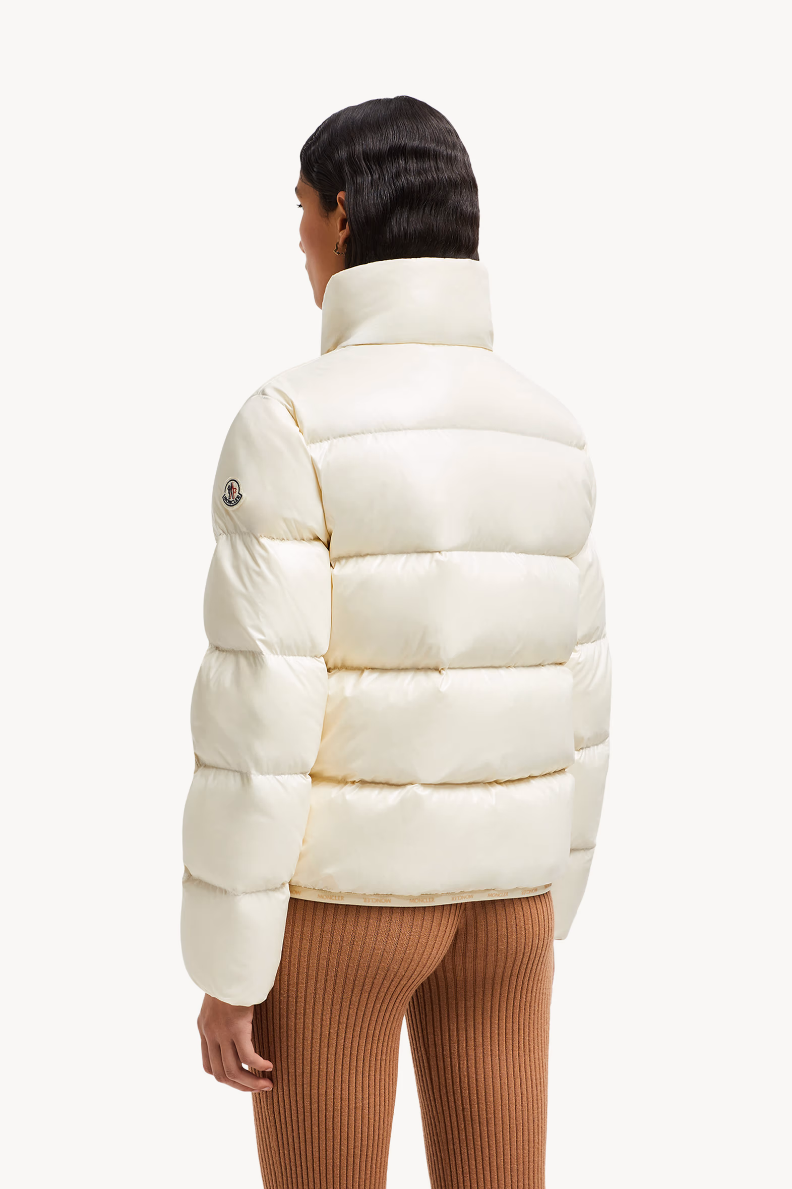 Abbadia Short Down Jacket Women Off White Moncler 5